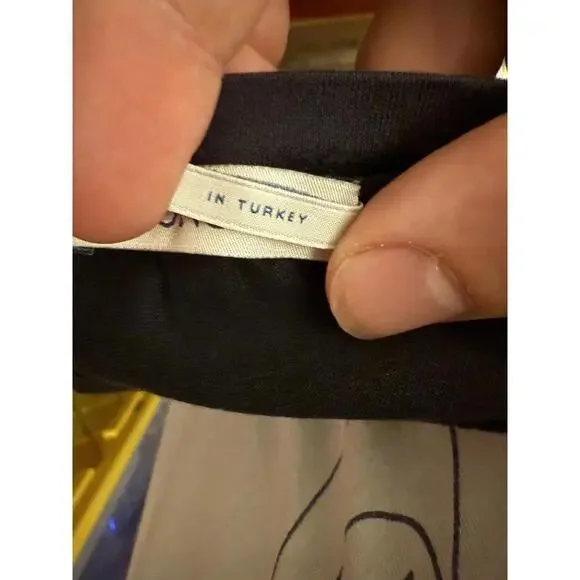 Navy double logo moncler tee sz XXL
